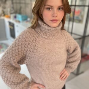 bløde bobler, mens vi strikker