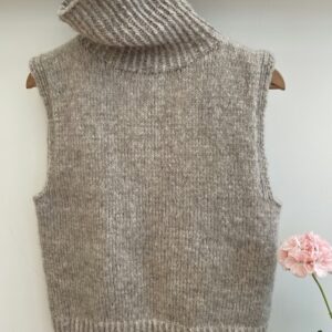 Vest med høj hals